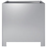 Plantenbakken 2 st 40x40x40 cm gegalvaniseerd staal - AllerleiShop