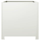 Plantenbak 50x50x50 cm staal wit - AllerleiShop