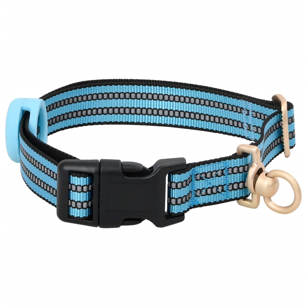 Hondentuigje met riem en halsband verstelbaar S blauw - AllerleiShop