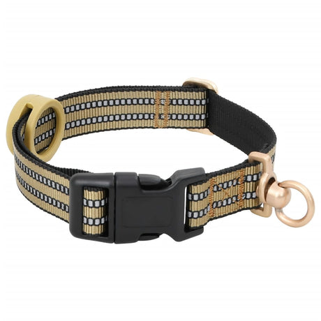 Hondentuigje riem en halsband verstelbaar XL camouflagebruin - AllerleiShop