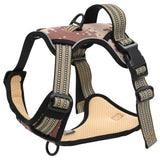 Hondentuigje riem en halsband verstelbaar XL camouflagebruin - AllerleiShop