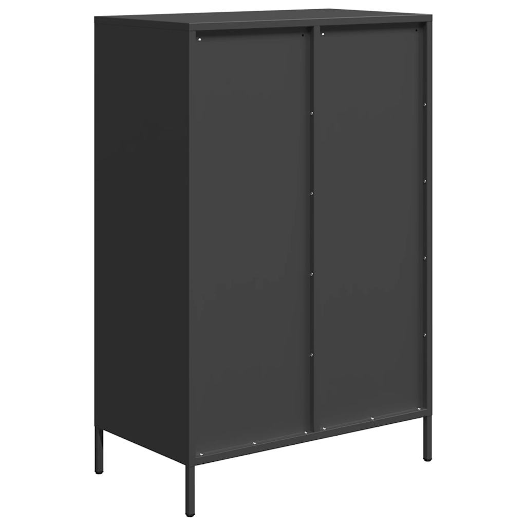 Hoge kast 68x39x101,5 cm staal zwart - AllerleiShop