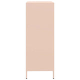 Hoge kast 68x39x101,5 cm staal roze - AllerleiShop