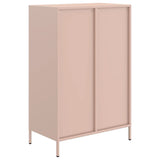 Hoge kast 68x39x101,5 cm staal roze - AllerleiShop