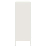 Hoge kast 68x39x101,5 cm staal wit - AllerleiShop