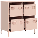 Dressoir 68x39x73,5 cm koudgewalst staal roze - AllerleiShop