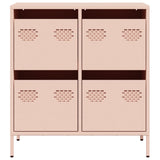 Dressoir 68x39x73,5 cm koudgewalst staal roze - AllerleiShop