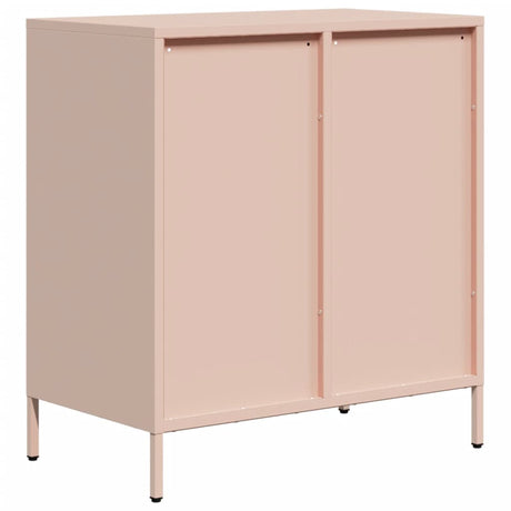 Dressoir 68x39x73,5 cm koudgewalst staal roze - AllerleiShop