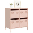 Dressoir 68x39x73,5 cm koudgewalst staal roze - AllerleiShop