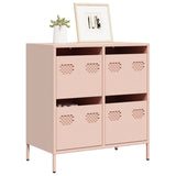 Dressoir 68x39x73,5 cm koudgewalst staal roze - AllerleiShop