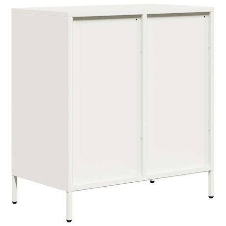 Dressoir 68x39x73,5 cm koudgewalst staal wit - AllerleiShop