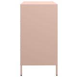 Dressoir 68x39x73,5 cm koudgewalst staal roze - AllerleiShop