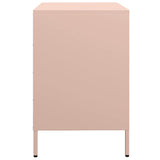 Dressoir 68x39x58,5 cm koudgewalst staal roze - AllerleiShop