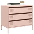 Dressoir 68x39x58,5 cm koudgewalst staal roze - AllerleiShop