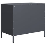 Dressoir 68x39x58,5 cm koudgewalst staal antracietkleurig - AllerleiShop