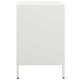 Dressoir 68x39x58,5 cm koudgewalst staal wit - AllerleiShop