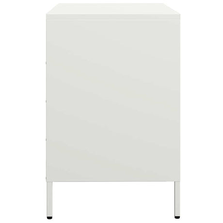 Dressoir 68x39x58,5 cm koudgewalst staal wit - AllerleiShop