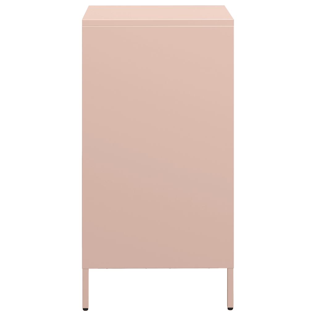 Dressoir 35x39x73,5 cm koudgewalst staal roze - AllerleiShop