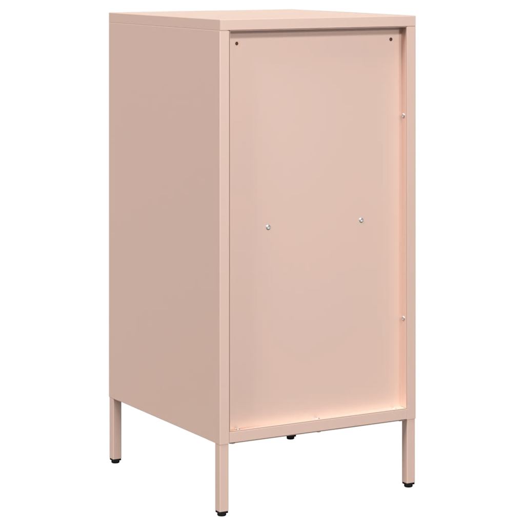 Dressoir 35x39x73,5 cm koudgewalst staal roze - AllerleiShop