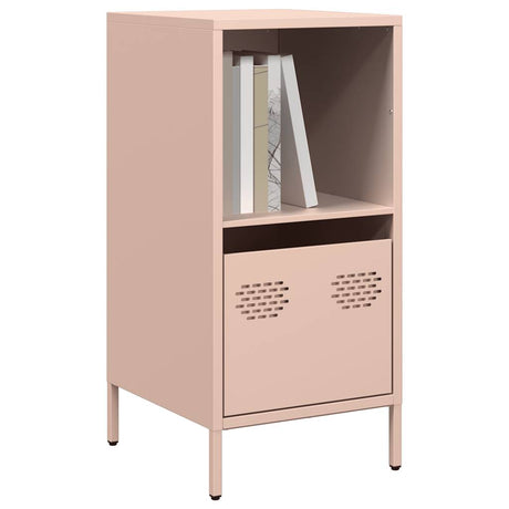 Dressoir 35x39x73,5 cm koudgewalst staal roze - AllerleiShop