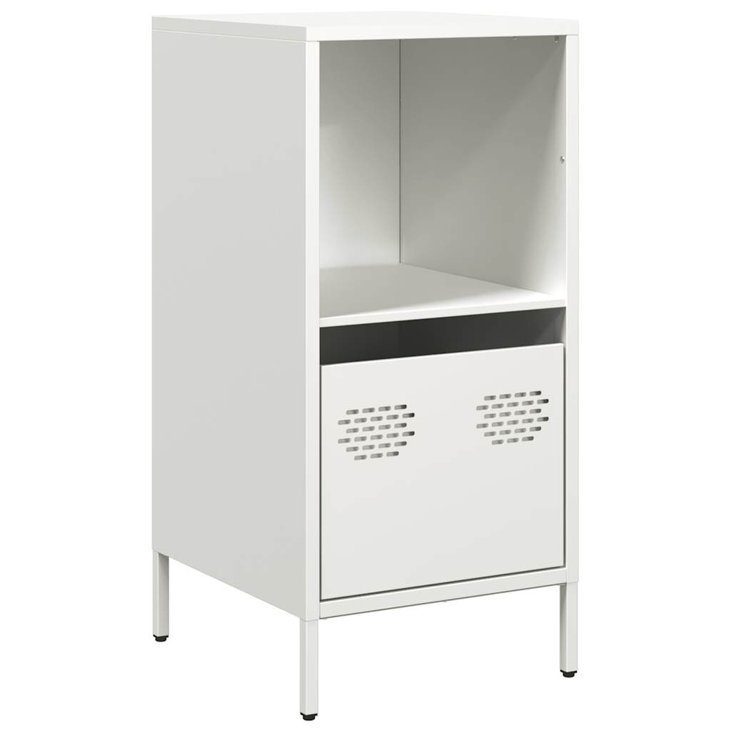 Dressoir 35x39x73,5 cm koudgewalst staal wit - AllerleiShop