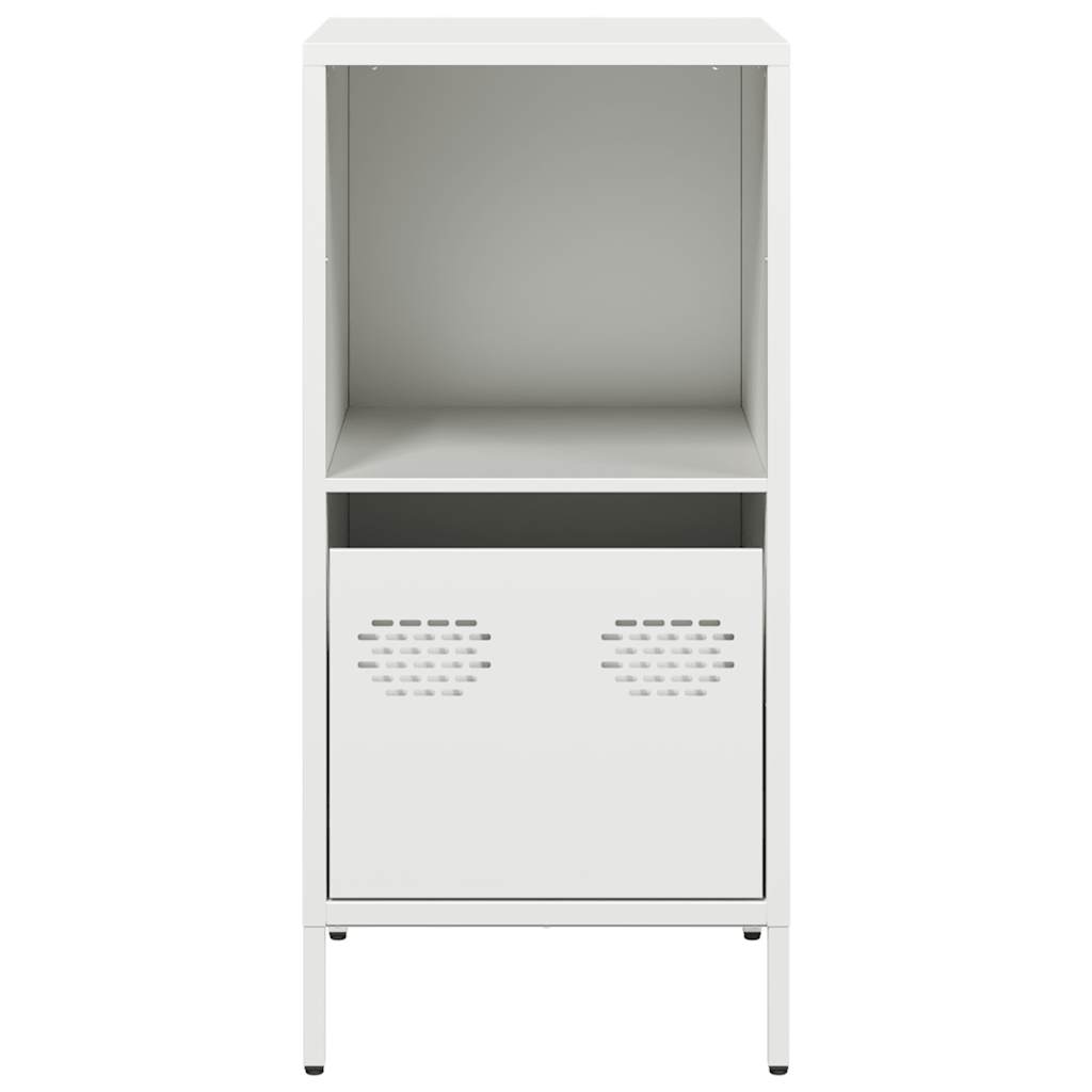 Dressoir 35x39x73,5 cm koudgewalst staal wit - AllerleiShop