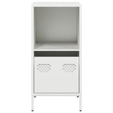 Dressoir 35x39x73,5 cm koudgewalst staal wit - AllerleiShop