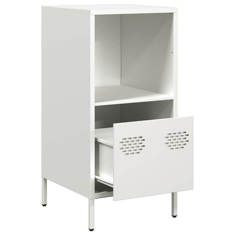 Dressoir 35x39x73,5 cm koudgewalst staal wit - AllerleiShop