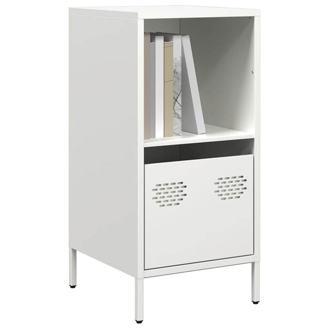 Dressoir 35x39x73,5 cm koudgewalst staal wit - AllerleiShop