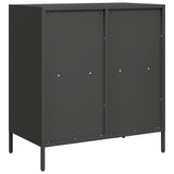 Dressoir 68x39x73,5 cm koudgewalst staal zwart - AllerleiShop