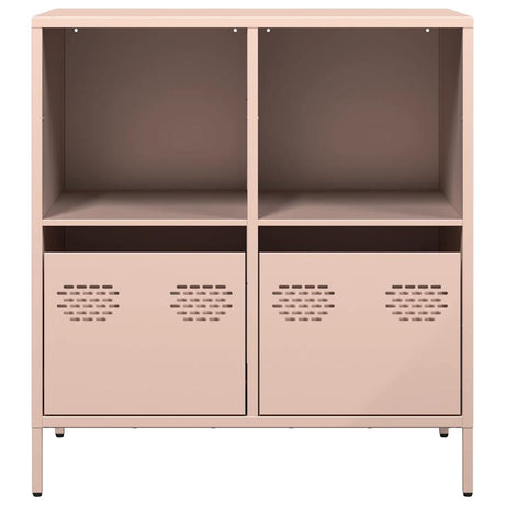 Dressoir 68x39x73,5 cm koudgewalst staal roze - AllerleiShop