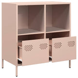 Dressoir 68x39x73,5 cm koudgewalst staal roze - AllerleiShop