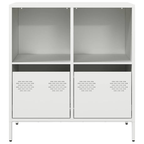 Dressoir 68x39x73,5 cm koudgewalst staal wit - AllerleiShop