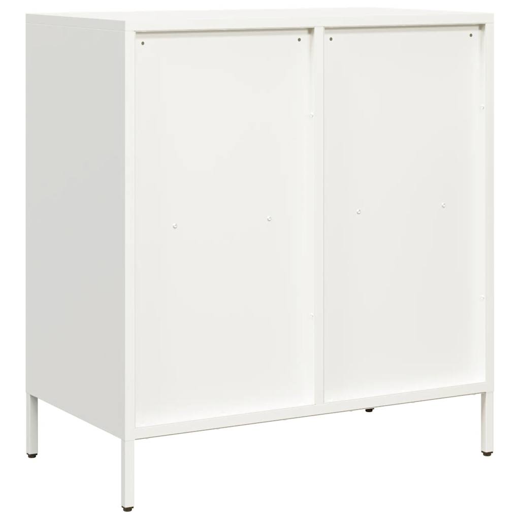 Dressoir 68x39x73,5 cm koudgewalst staal wit - AllerleiShop