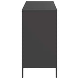 Dressoir 101,5x39x73,5 cm koudgewalst staal zwart - AllerleiShop