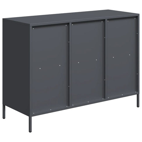 Dressoir 101,5x39x73,5 cm koudgewalst staal antracietkleurig - AllerleiShop