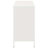 Dressoir 101,5x39x73,5 cm koudgewalst staal wit - AllerleiShop