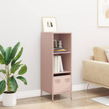 Hoge kast 35x39x103,5 cm staal roze - AllerleiShop