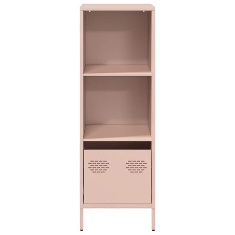 Hoge kast 35x39x103,5 cm staal roze - AllerleiShop