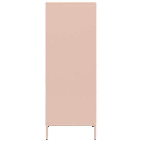 Hoge kast 35x39x103,5 cm staal roze - AllerleiShop