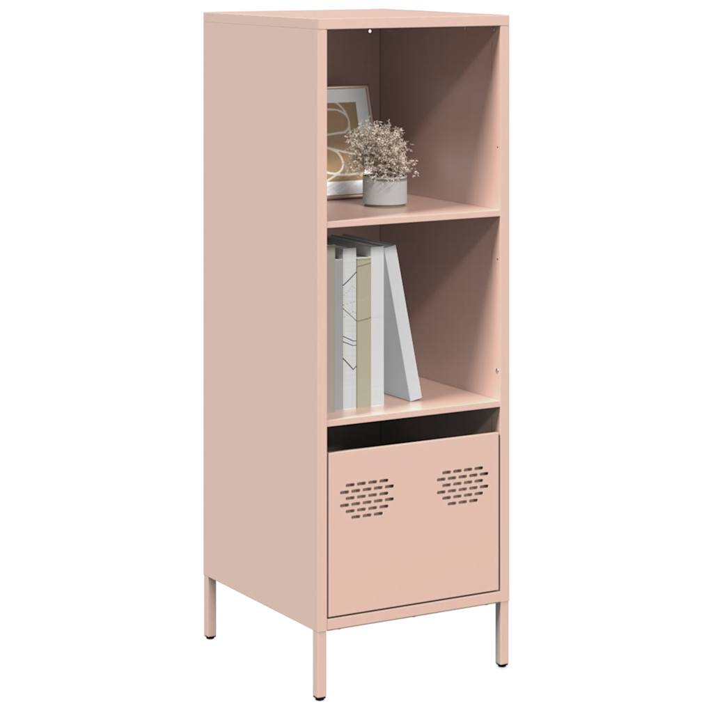 Hoge kast 35x39x103,5 cm staal roze - AllerleiShop