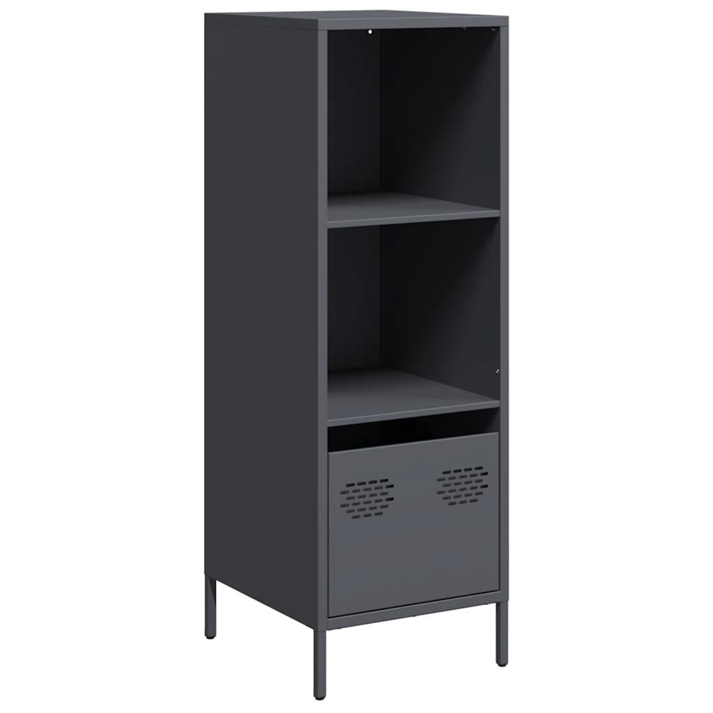 Hoge kast 35x39x103,5 cm staal antracietkleurig - AllerleiShop