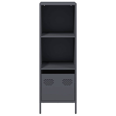 Hoge kast 35x39x103,5 cm staal antracietkleurig - AllerleiShop