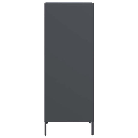 Hoge kast 35x39x103,5 cm staal antracietkleurig - AllerleiShop