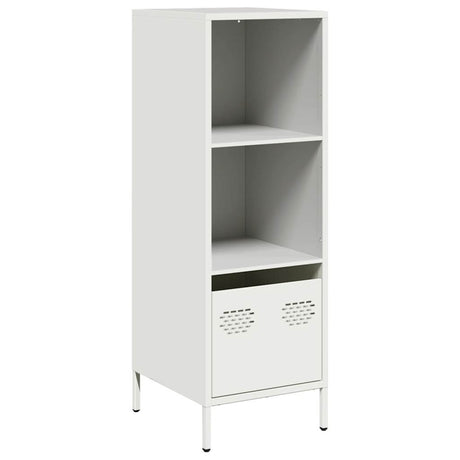 Hoge kast 35x39x103,5 cm staal wit - AllerleiShop