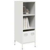 Hoge kast 35x39x103,5 cm staal wit - AllerleiShop