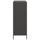 Hoge kast 68x39x103,5 cm staal zwart - AllerleiShop