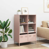 Hoge kast 68x39x103,5 cm staal roze - AllerleiShop