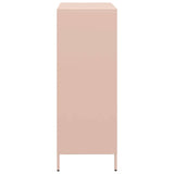 Hoge kast 68x39x103,5 cm staal roze - AllerleiShop