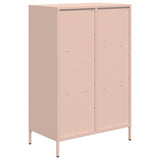 Hoge kast 68x39x103,5 cm staal roze - AllerleiShop